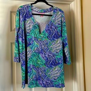 Lilly Pulitzer Tunic, EUC, XL